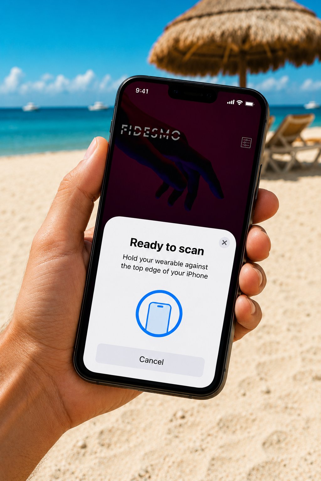 RUBENPAY wearable ready to connect